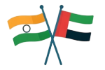 India and UAE flags
